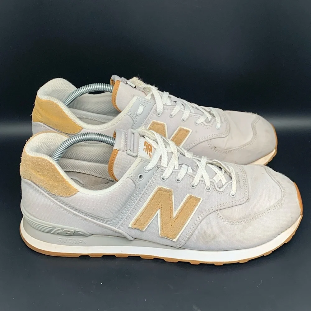 New Balance 574 Core Grey Workwear Running Shoes Men's Sz‎ 12